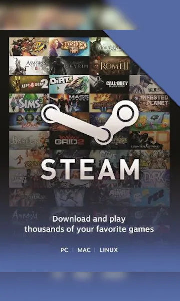 Steam Gift Card £20 Global Activation Code